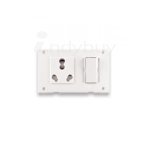 Lisha Super 16A Switch Socket Combined (3 in 1)